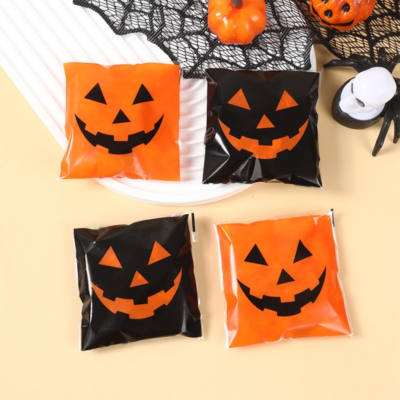 50/100 قطعة من أكياس الحلوى عل - مراجعة Food Halloween Snacks وسعره