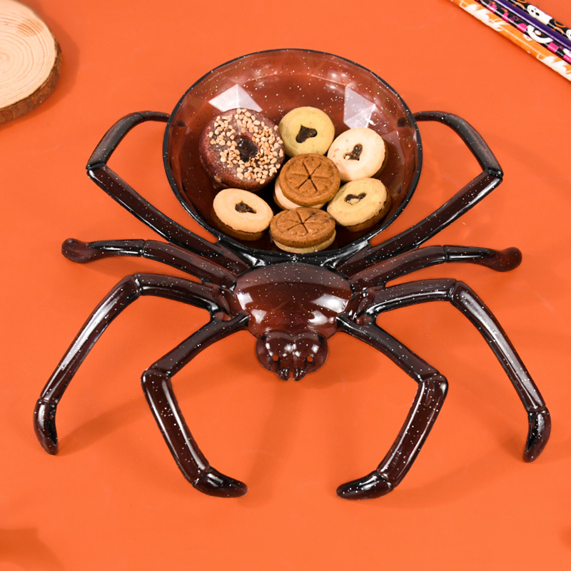 وعاء على شكل عنكبوت للهالوين،  - مراجعة Food Halloween Snacks وسعره