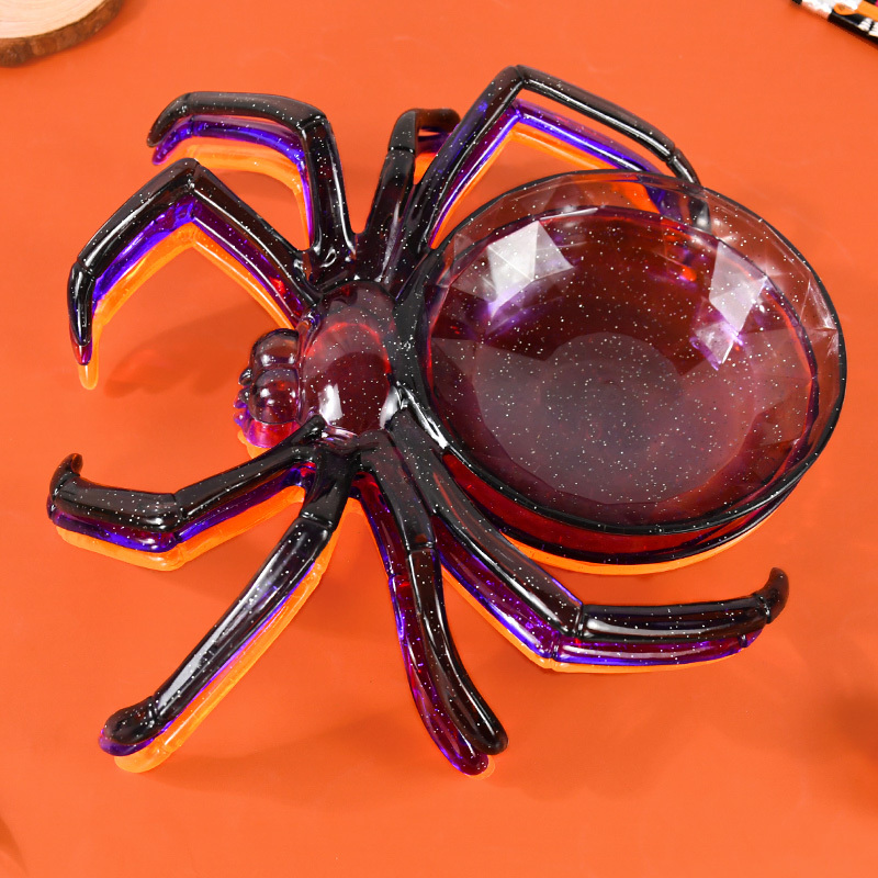 وعاء على شكل عنكبوت للهالوين،  - مراجعة Food Halloween Snacks وسعره