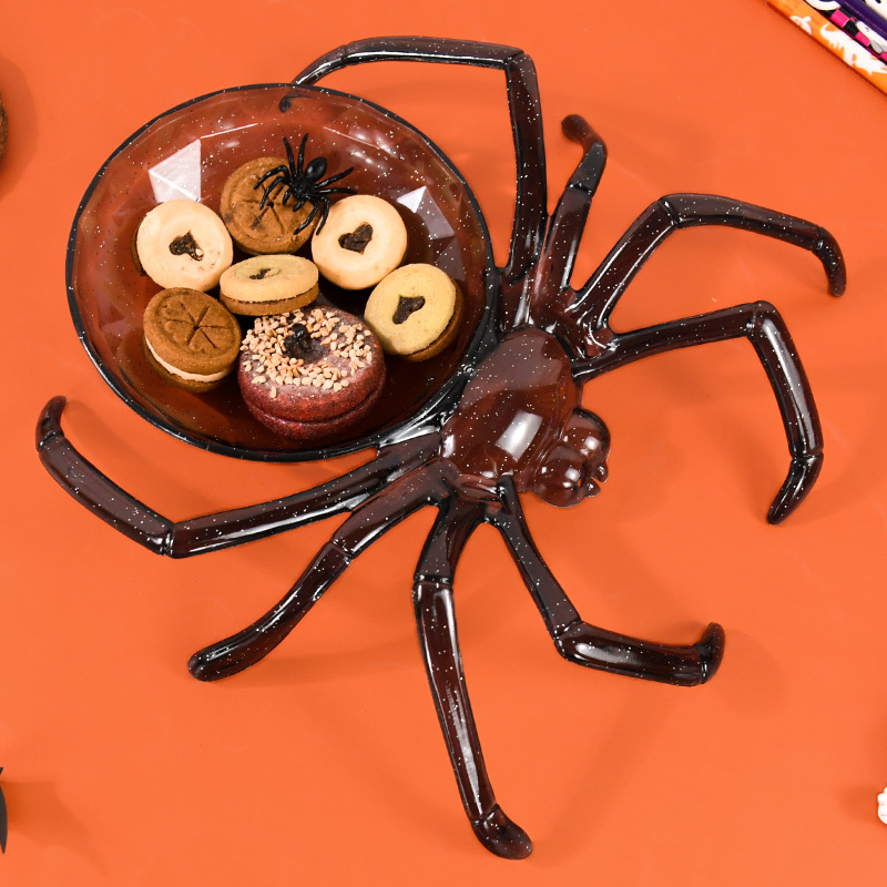 وعاء على شكل عنكبوت للهالوين،  - مراجعة Food Halloween Snacks وسعره
