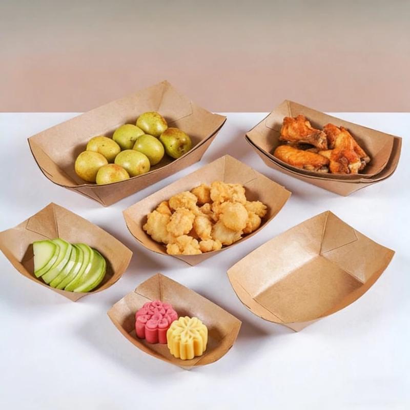 صواني ورقية على شكل قارب للوجب - مراجعة Food Snacks Restaurant وسعره