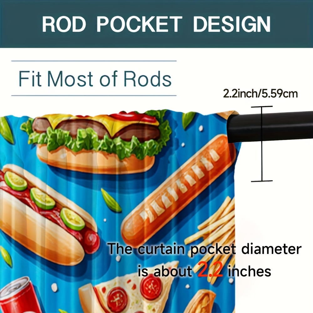ستارة غرفة نوم رئيسية بتصميم ا - مراجعة Food Snacks Background وسعره