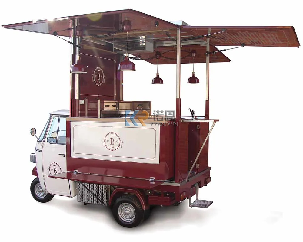 عربات القهوة متعددة الوظائف مق - مراجعة Food Truck With Snacks وسعره
