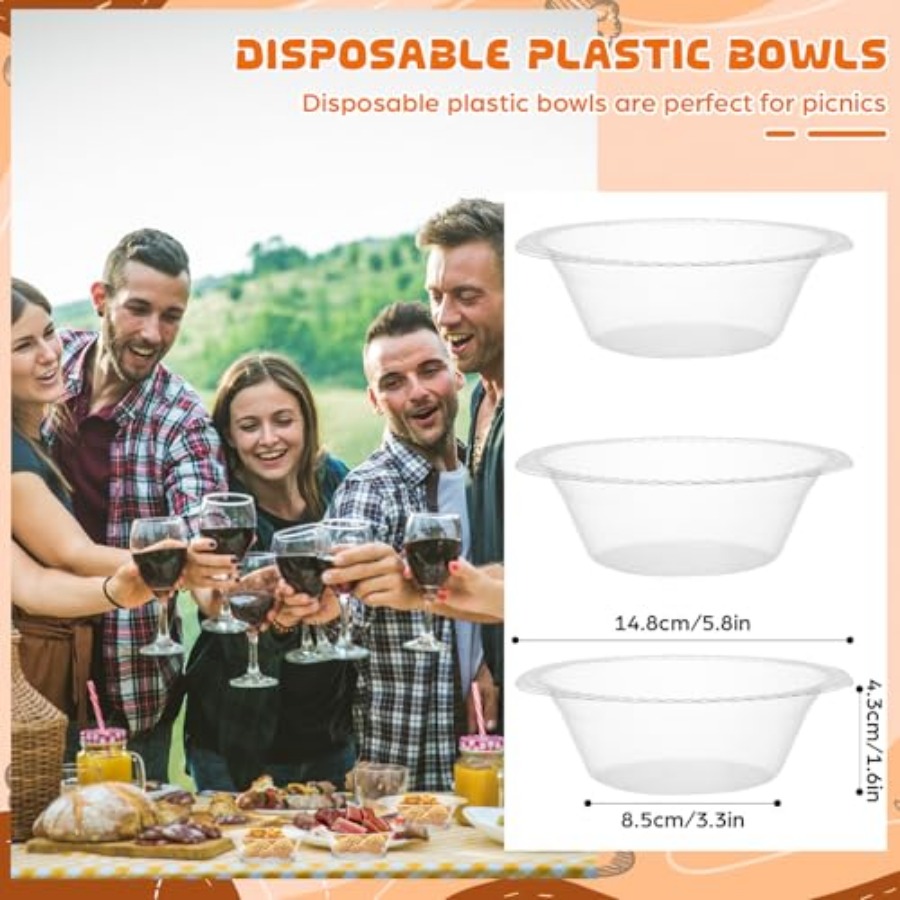 30 عبوة من الأوعية البلاستيكية - مراجعة Food Snacks For Picnic وسعره