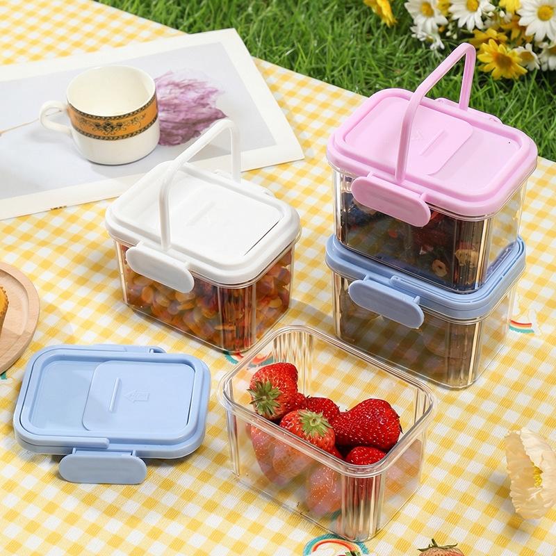 حاويات تخزين طعام محكمة الإغلا - مراجعة Food Snacks For Picnic وسعره