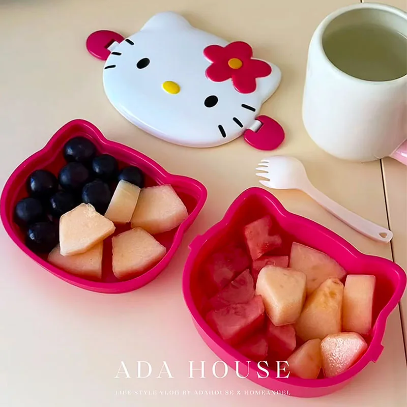 علبة غداء لطيفة على شكل هيلو ك - مراجعة Food Snacks Box وسعره