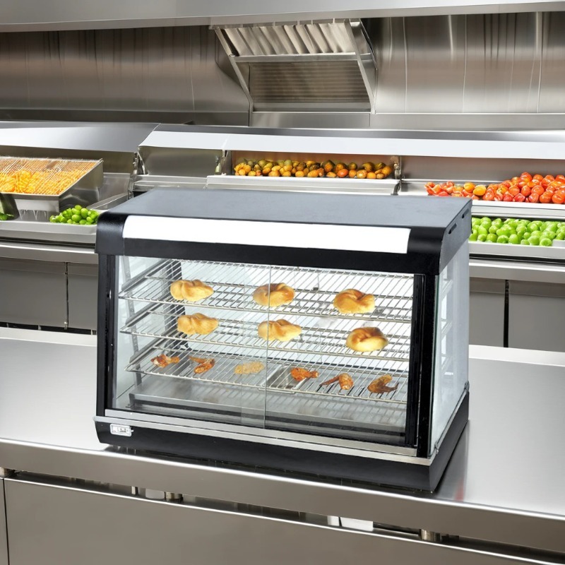 التجارية الزجاج جهاز تسخين الط - مراجعة Snacks Food Warmer وسعره